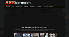 Desktop Screenshot of kbr-motorsport.de